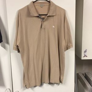 Burberry tan polo size L
